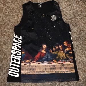 Outerspace jersey tank top